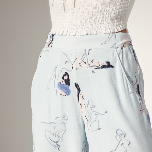 Aritzia Wilfred⎜FAUN PANT⎜SAGE / GREY - Picture 6 of 16